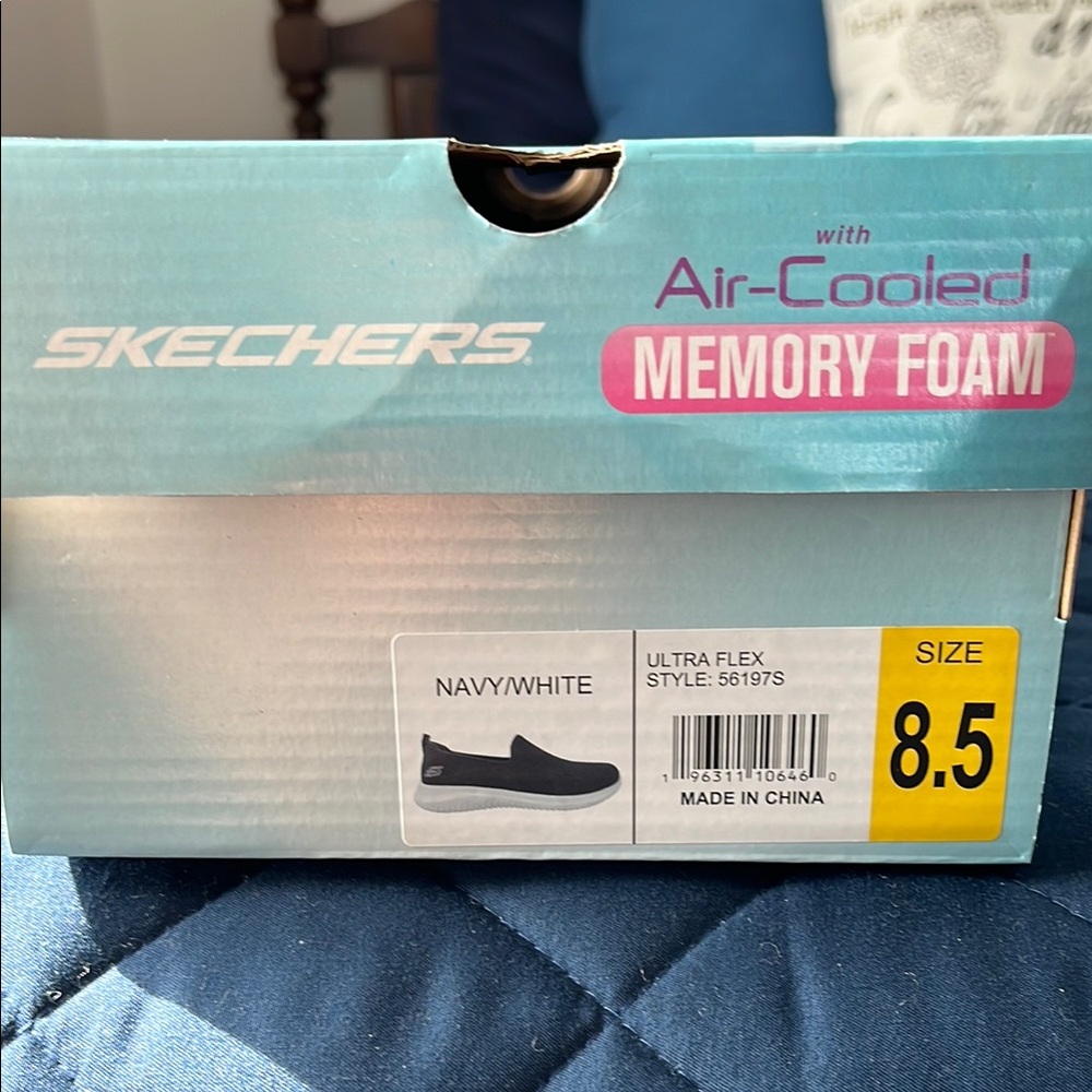 Skechers Navy Ultra Flex Shoes